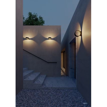 Redo 91062 - ONIRO LED Outdoor Wall Light LED/8W/230V 3000K CRI 90 IP65 anthracite