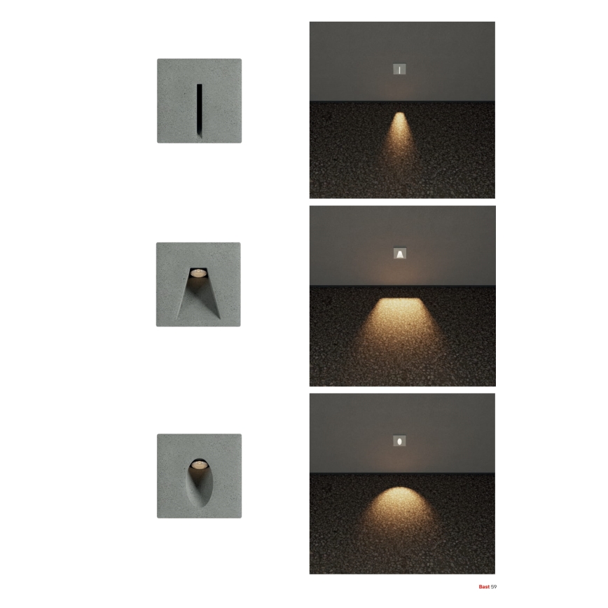 Redo 91200 - LED Outdoor orientation light BAST LED/2,5W/230V 3000K CRI 90 IP65 anthracite