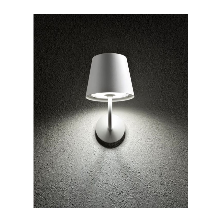 Redo 9124 - LED Outdoor wall lamp GIORGIO LED/7W/230V IP65 white