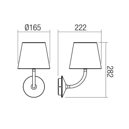 Redo 9124 - LED Outdoor wall lamp GIORGIO LED/7W/230V IP65 white