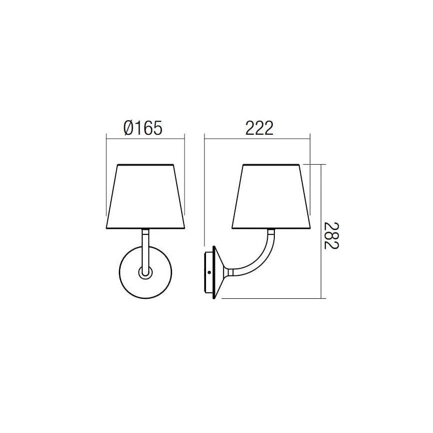 Redo 9125 - LED Outdoor wall lamp GIORGIO LED/7W/230V IP65 black