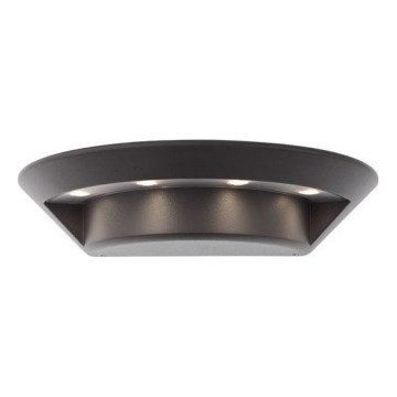 Redo 9407 - LED Outdoor wall light PLATE 4xLED/3W/230V 4100K IP54 anthracite