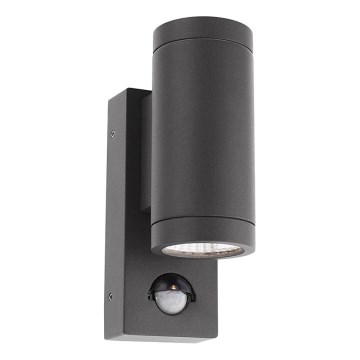 Redo 9453 - LED Outdoor wall light with a sensor VINCE 2xLED/3W/230V IP54 anthracite