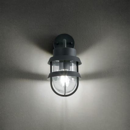 Redo 9498 - Outdoor wall lamp CLAUT 1xE27/42W/230V IP44 anthracite