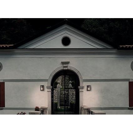 Redo 9577 - Outdoor wall light VISIR 1xE27/42W/230V IP23