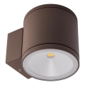 Redo 9596 - ETA LED Outdoor Wall Light, 6W/230V, 3000K, IP54, Brown