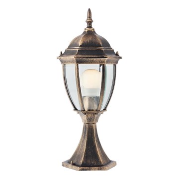 Redo 9606 - Outdoor lamp SEVILLA 1xE27/42W/230V IP44 gold/patina