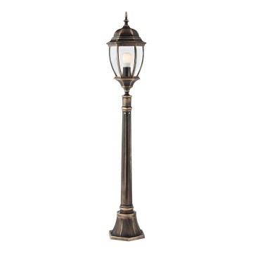 Redo 9608 - Outdoor lamp SEVILLA 1xE27/42W/230V IP44 gold/patina