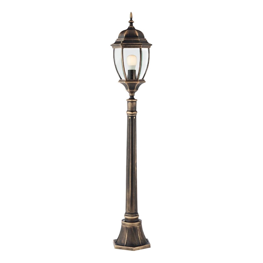 Redo 9608 - Outdoor lamp SEVILLA 1xE27/42W/230V IP44 gold/patina