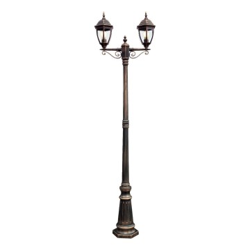 Redo 9609 - Outdoor lamp SEVILLA 2xE27/42W/230V IP44 gold/patina