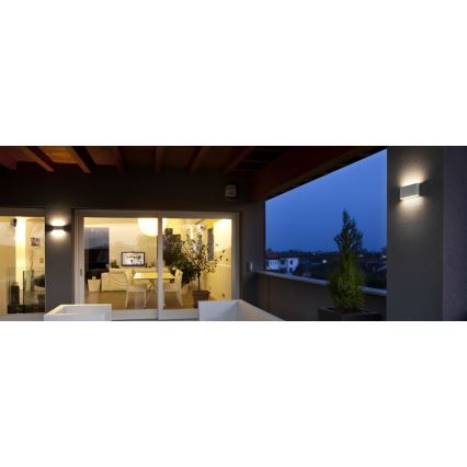 Redo 9622 - KLIPPE LED Outdoor Wall Light LED/13W/230V 3000K IP54 White