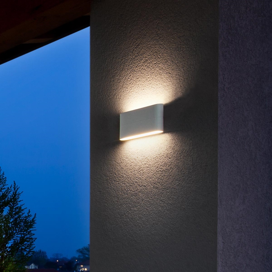 Redo 9622 - KLIPPE LED Outdoor Wall Light LED/13W/230V 3000K IP54 White