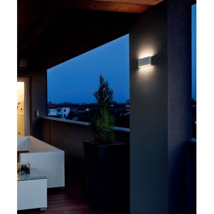 Redo 9623 - LED Outdoor wall light POCKET 2xLED/6W/230V IP54 anthracite