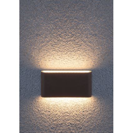 Redo 9623 - LED Outdoor wall light POCKET 2xLED/6W/230V IP54 anthracite