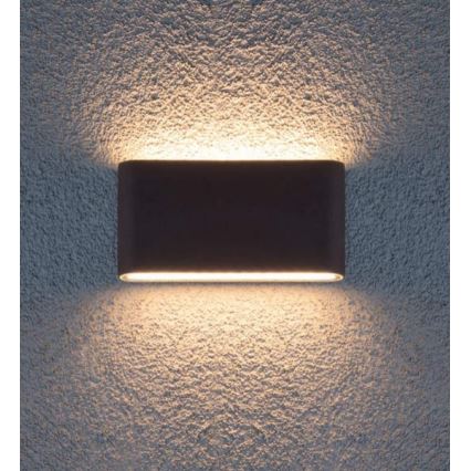Redo 9623 - LED Outdoor wall light POCKET 2xLED/6W/230V IP54 anthracite