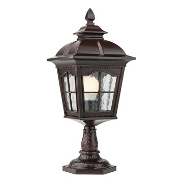 Redo 9652 - YORK Outdoor Lamp 1xE27/70W/230V IP44 Brown