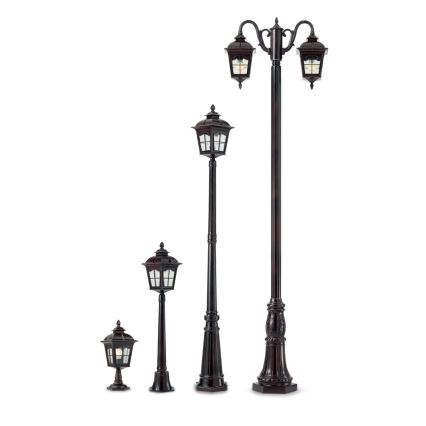 Redo 9652 - YORK Outdoor Lamp 1xE27/70W/230V IP44 Brown