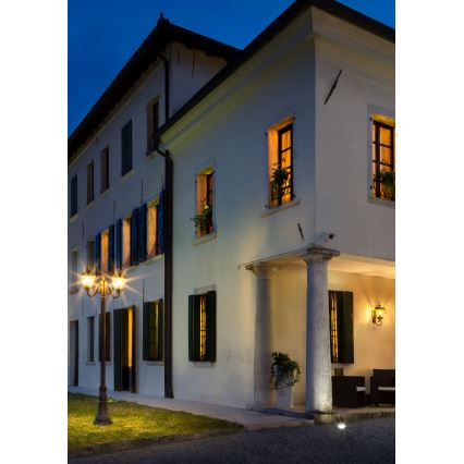 Redo 9656 - ESSEN Outdoor Wall Light 1xE27/70W/230V IP44 Brown/Patina