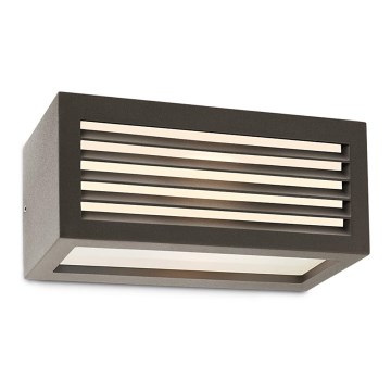 Redo 9898 - Outdoor wall light BRICK 1xE27/23W/230V IP54