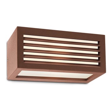 Redo 9899 - Outdoor wall light BRICK 1xE27/23W/230V IP54