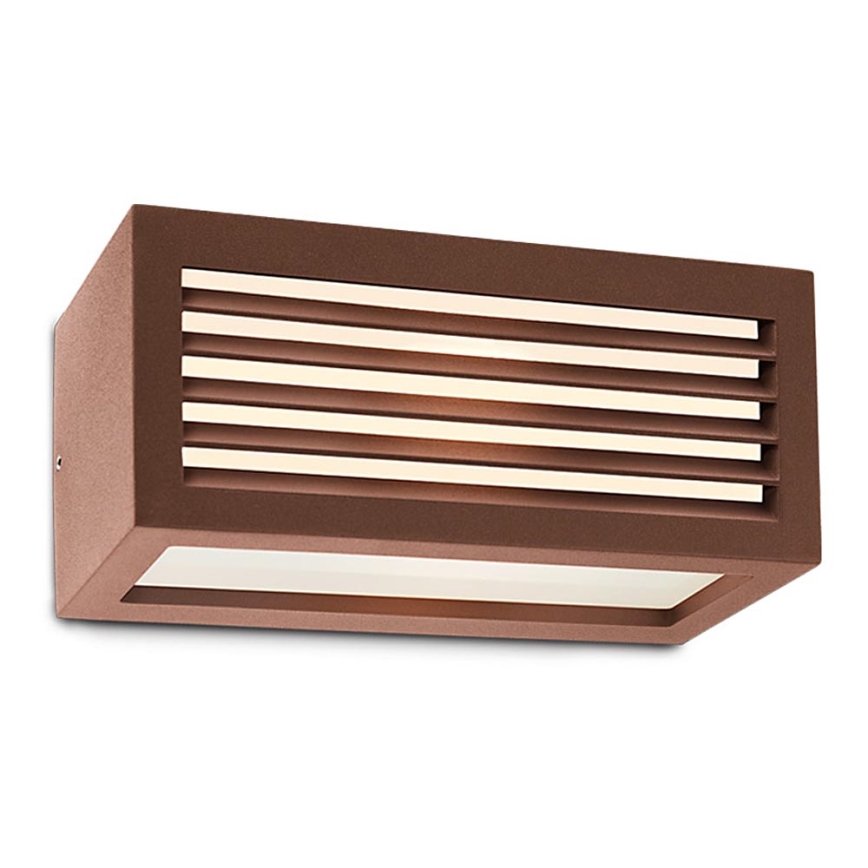 Redo 9899 - Outdoor wall light BRICK 1xE27/23W/230V IP54
