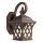 Redo 9951 - Outdoor wall lamp BREMEN 1xE27/42W/230V IP23 gold/patina