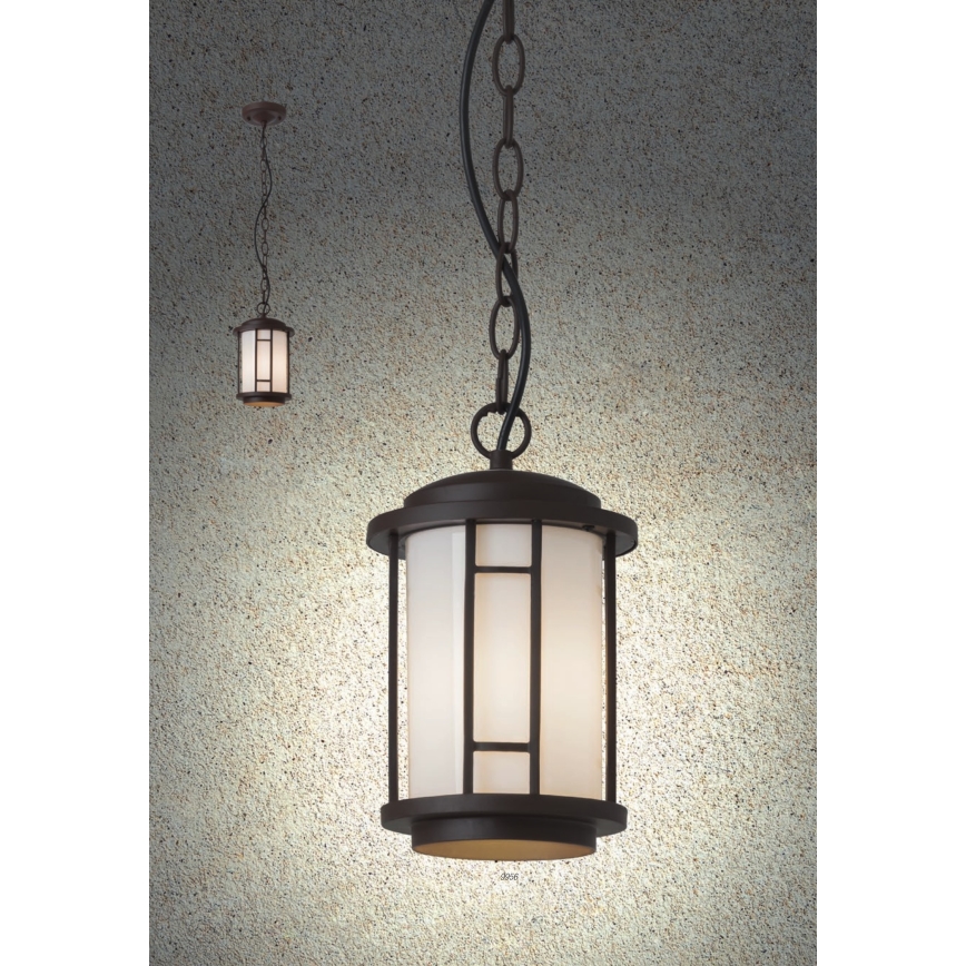 Redo 9956 - BRISTOL Outdoor Chain Pendant Light 1xE27/42W/230V IP23