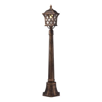 Redo 9961 - Outdoor lamp BREMEN 1xE27/42W/230V IP23 gold/patina