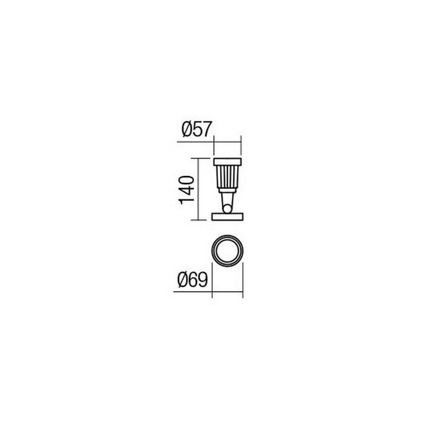 Redo 9997 - LED Outdoor lamp TIM LED/5W/230V 3000K IP65