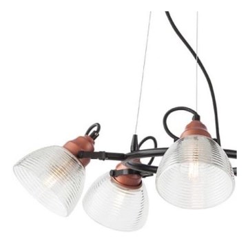 Redo A01-1451 - Replacement lampshade for chandelier and floor lamp RIDGE E27 clear