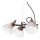 Redo A01-1451 - Replacement lampshade for chandelier and floor lamp RIDGE E27 clear