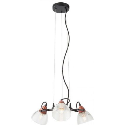 Redo A01-1451 - Replacement lampshade for chandelier and floor lamp RIDGE E27 clear