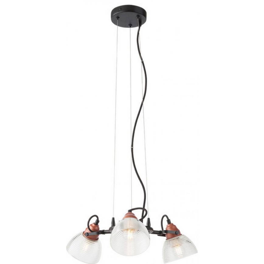 Redo A01-1451 - Replacement lampshade for chandelier and floor lamp RIDGE E27 clear