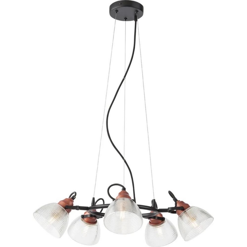 Redo A01-1451 - Replacement lampshade for chandelier and floor lamp RIDGE E27 clear