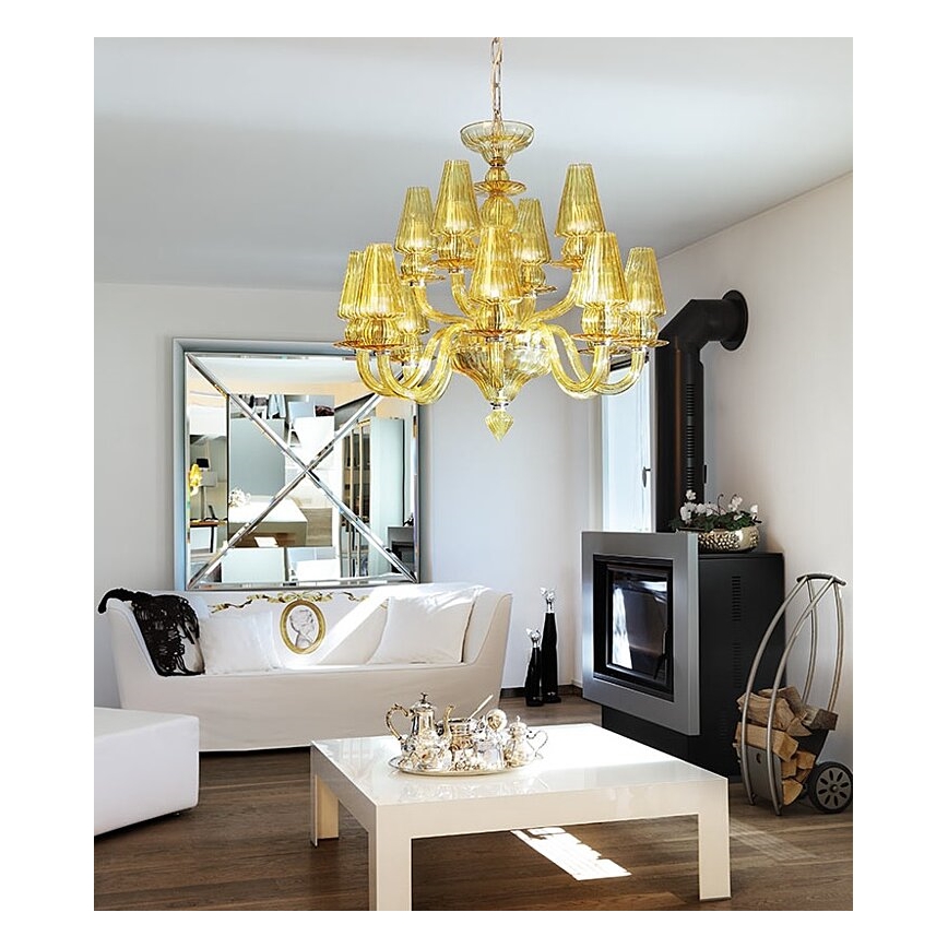 Redo IID C12 51 - Chandelier on a chain IDILLIO 12xG9/48W/230V