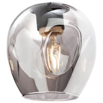 Redo - Replacement lampshade for lamp, chandelier PIERCE d. 15 cm black/smoky