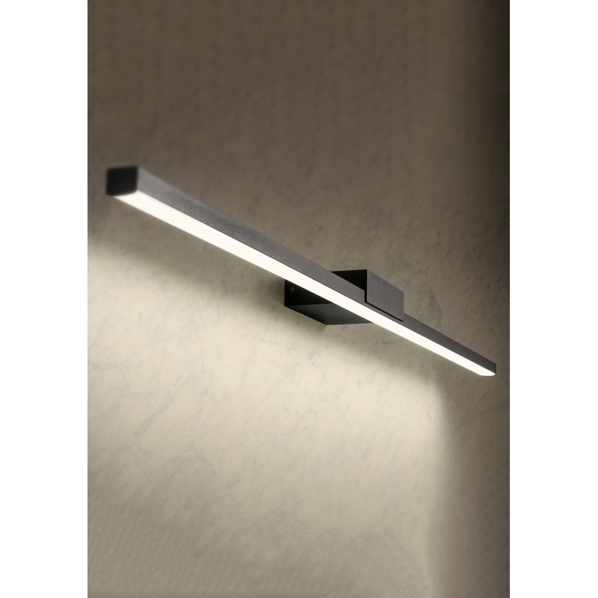 Redo01-3270 - LED Bathroom mirror lighting ASTON LED/12W/230V 60 cm CRI 90 IP44 black