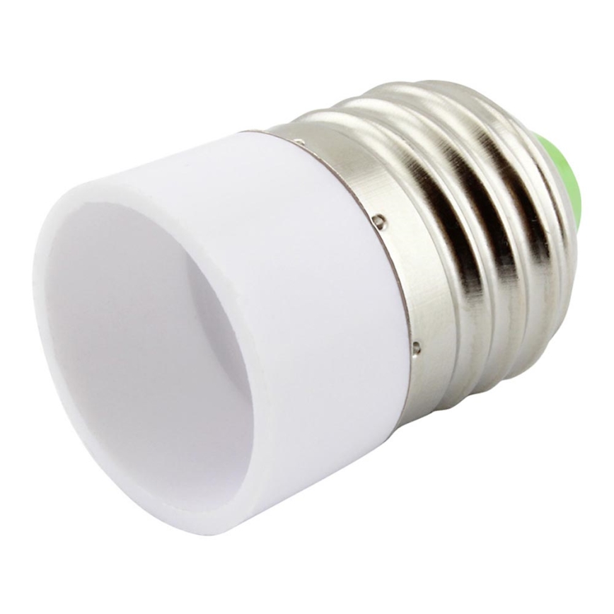 Reduction from E27 to E14 socket