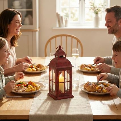 REDY Decorative Lantern, 30.5 cm, Red