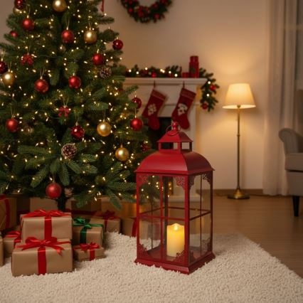 REDY Decorative Lantern, 30.5 cm, Red