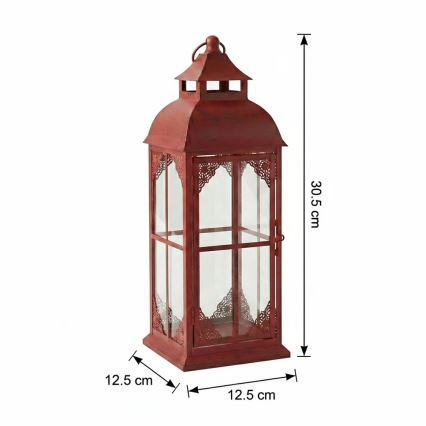 REDY Decorative Lantern, 30.5 cm, Red