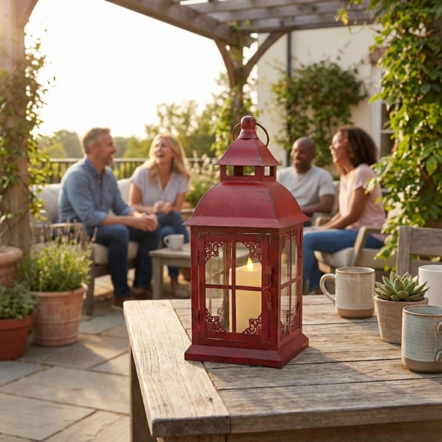 REDY Decorative Lantern 42 cm, Red
