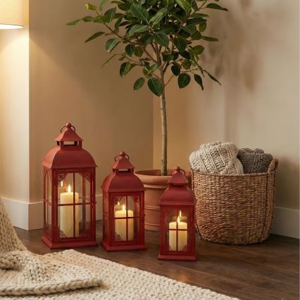 REDY Decorative Lantern 42 cm, Red