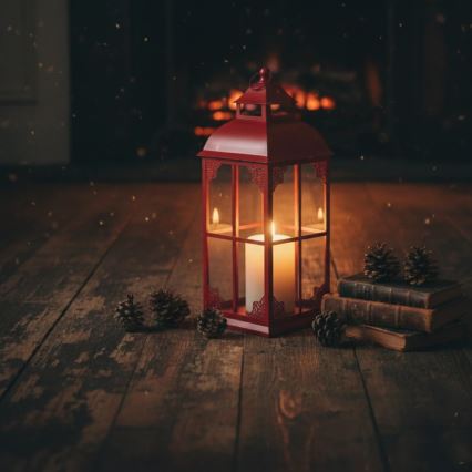 REDY Decorative Lantern 56 cm, Red