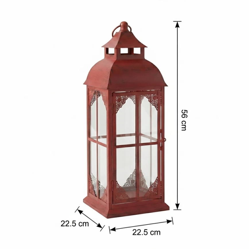 REDY Decorative Lantern 56 cm, Red