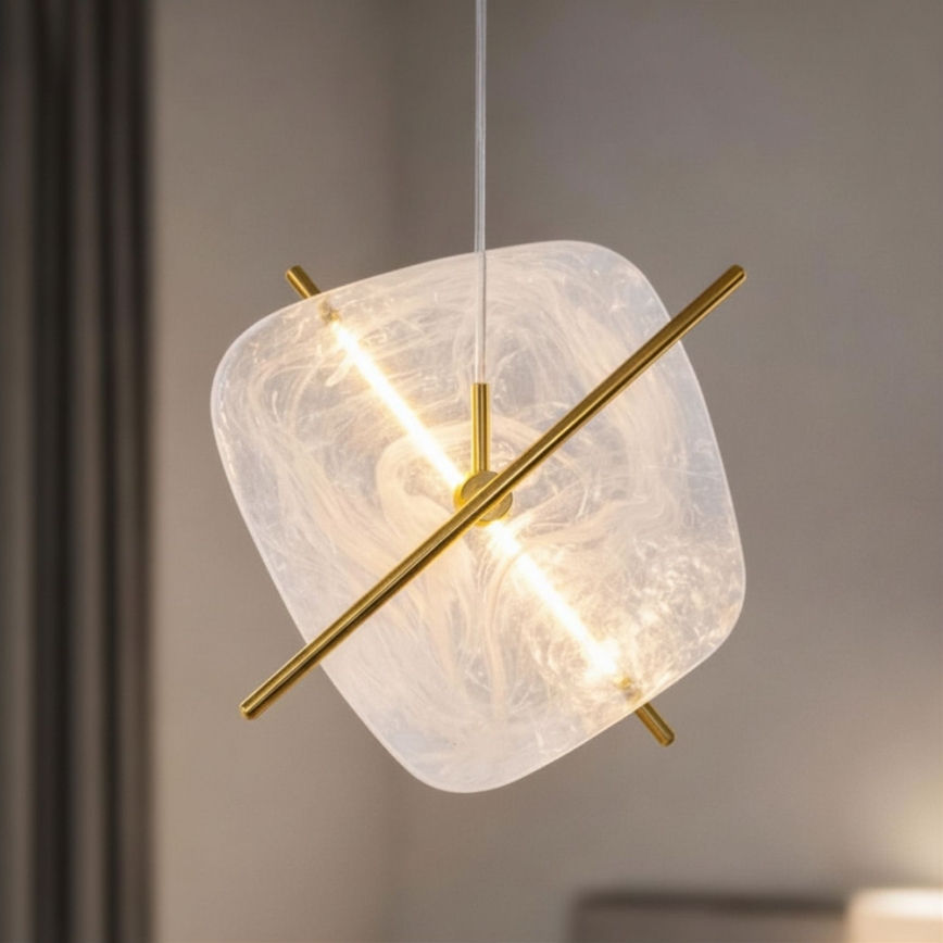 RELAX LED Cable Chandelier 15W/230V Gold/White