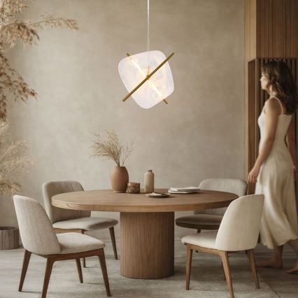 RELAX LED Cable Chandelier 15W/230V Gold/White