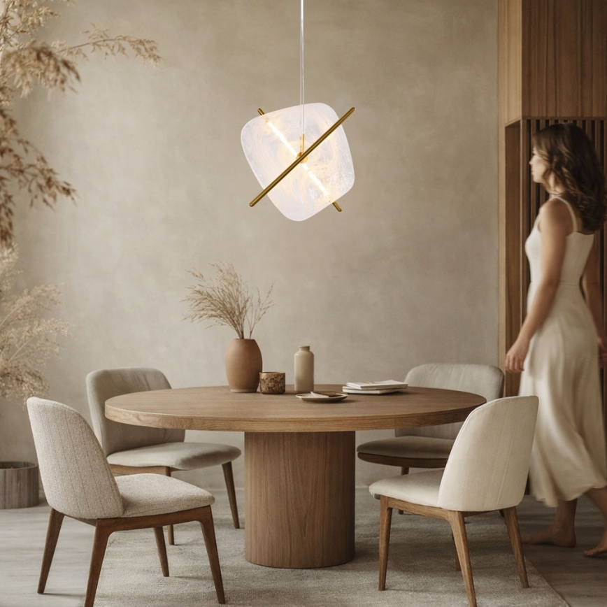 RELAX LED Cable Chandelier 15W/230V Gold/White
