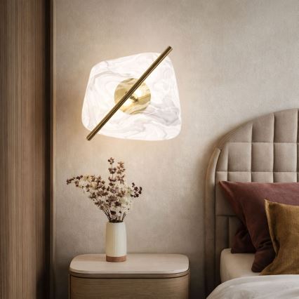 RELAX LED Wall Light, 5W/230V, Gold/White