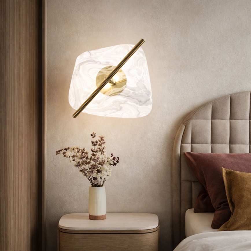 RELAX LED Wall Light, 5W/230V, Gold/White